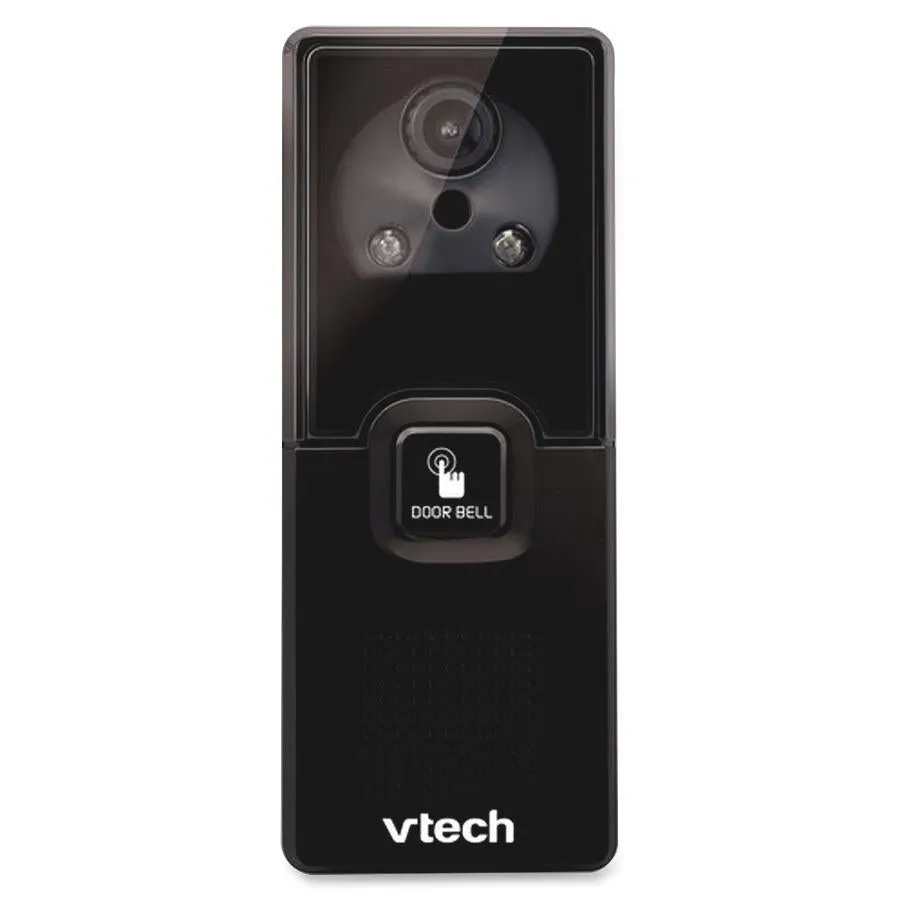 VTech IS741 Accessory Audio/Video Doorbell Camera for VTech IS7121-2, Black