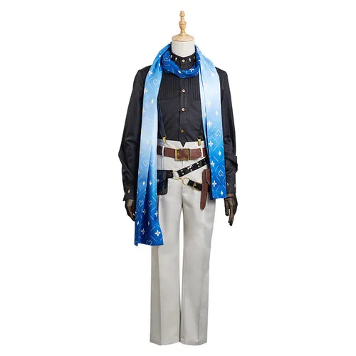 Vtuber Nijisanji Ike Eveland Halloween Outfit Cosplay Costume