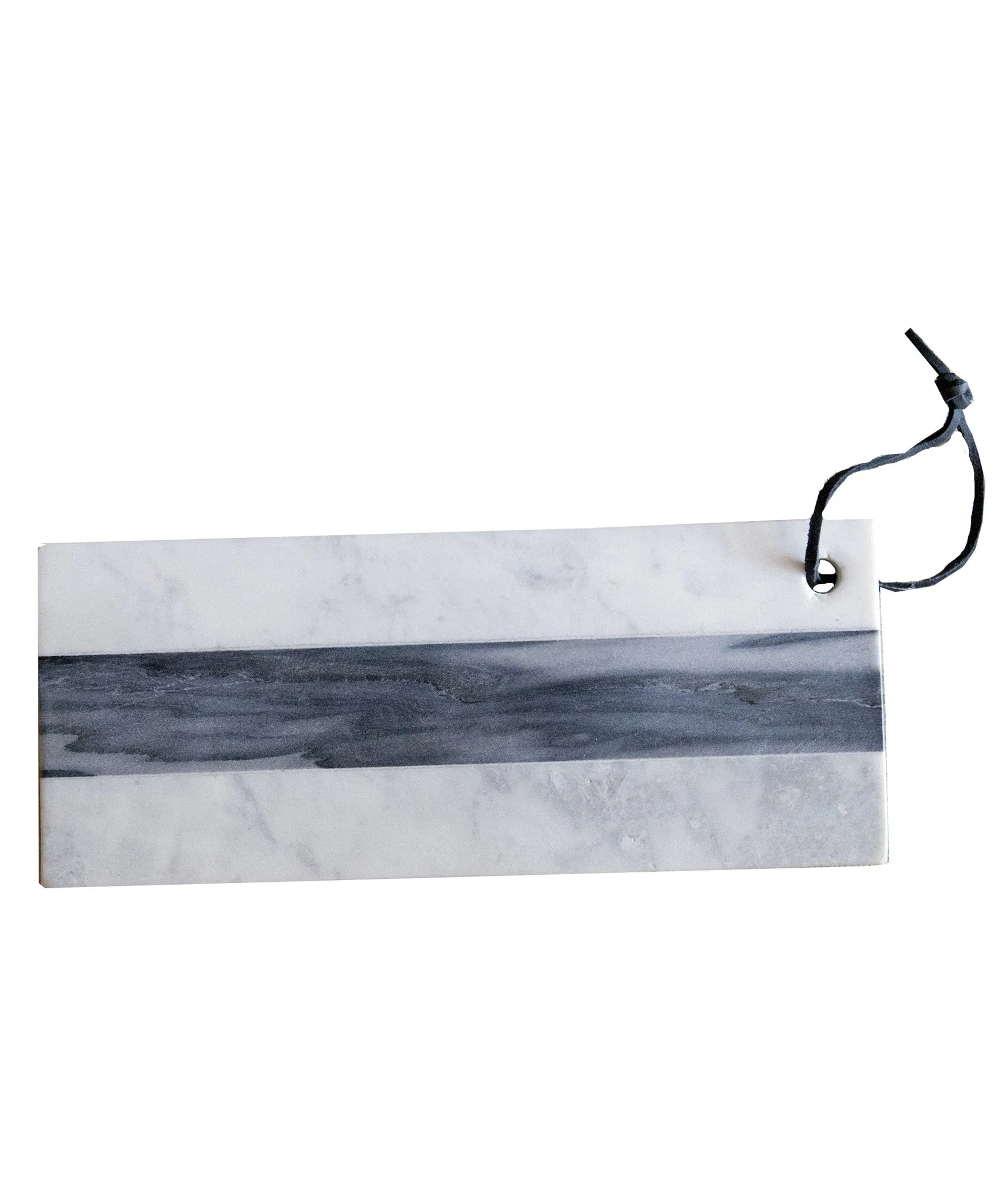 White and Grey Stripe Marble Cheese Board