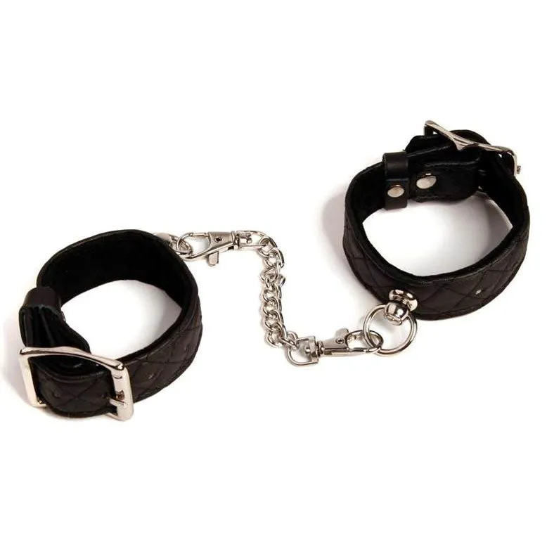 Wild and Willing Black Wrist Cuffs from Bettie Page.