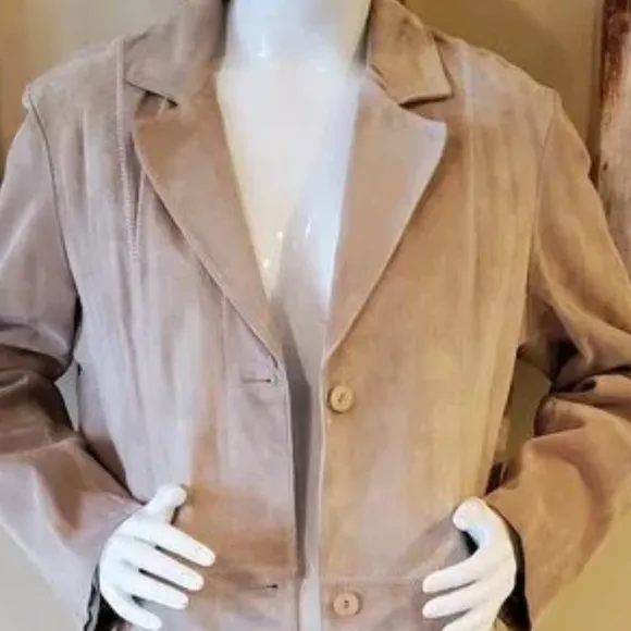 Wilson’s Women's Pelle Studio Collection Tan Leather Jacket SZ 1X