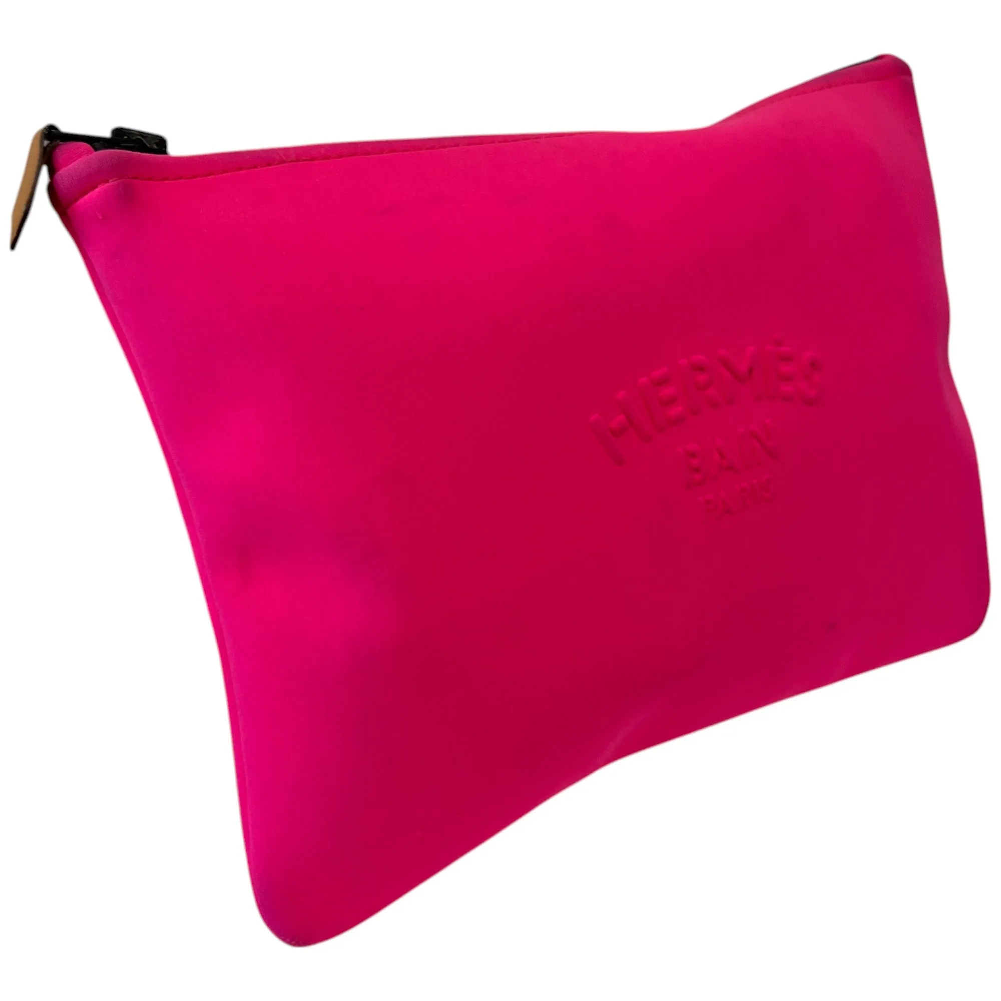 Women's Embossed Logo Pouch Pink