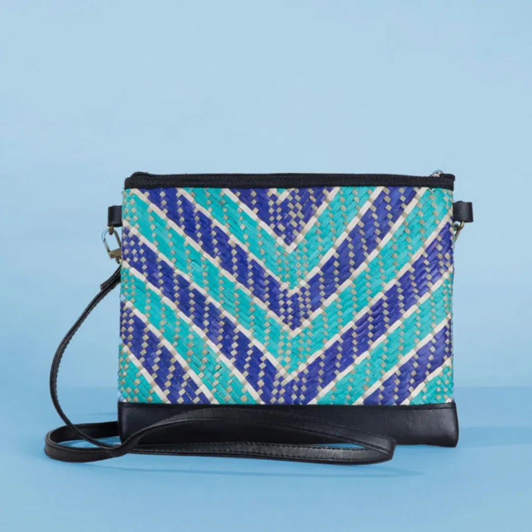 Woven Maya Tikog Grass Sling Bag