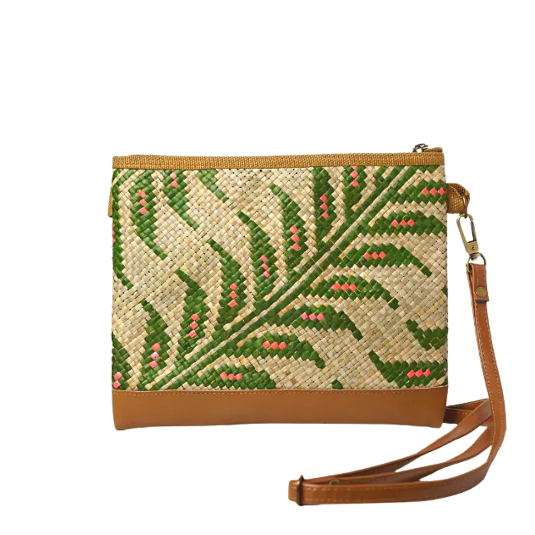 Woven Maya Tikog Grass Sling Bag