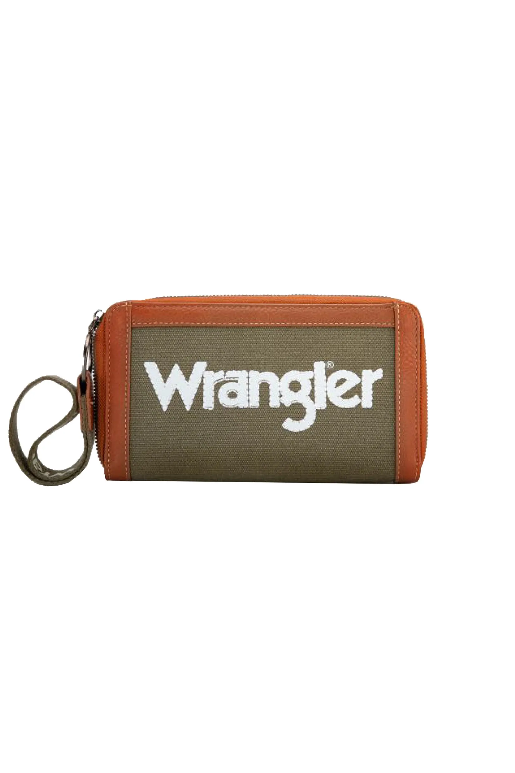 X5W2986WLT Wrangler Canvas Iconic Logo Wallet Khaki