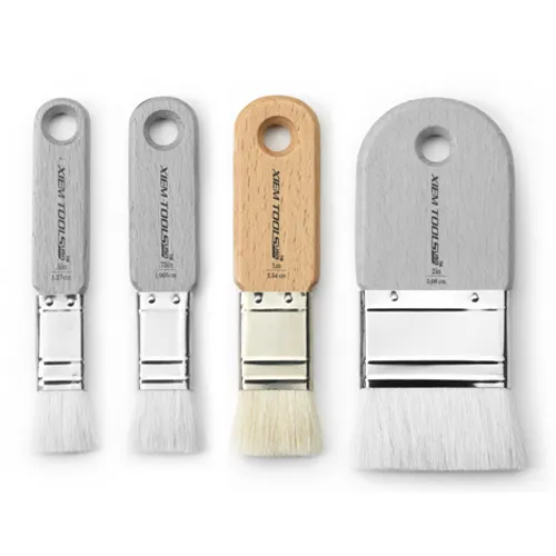 Xiem Brush Short Cut Glaze 1"