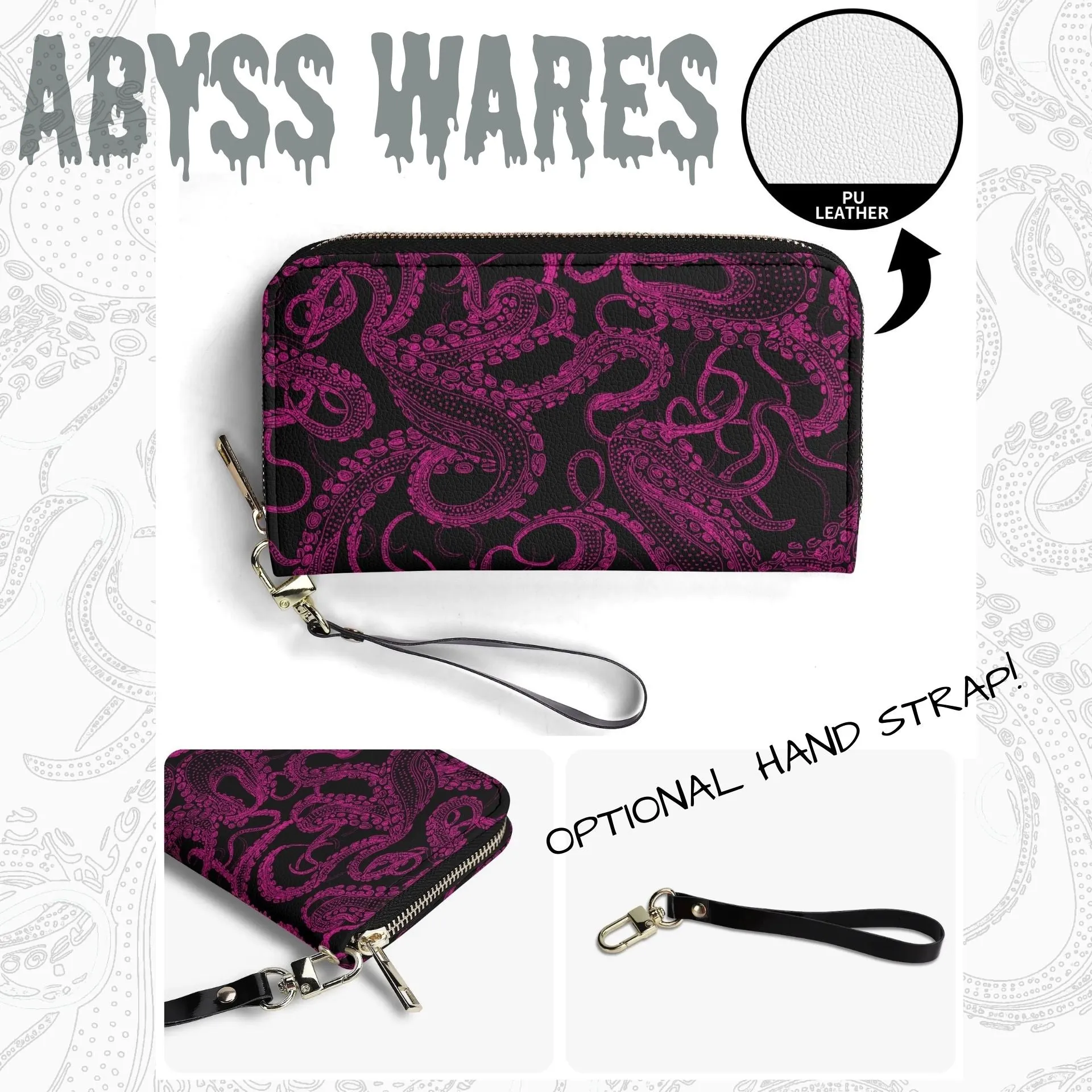 Xray Tentacle Pink Wallet