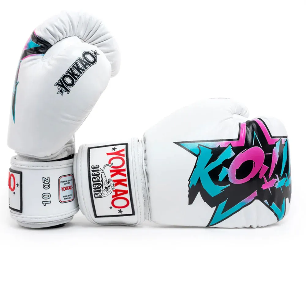 Yokkao Boxing Gloves - Fighter White