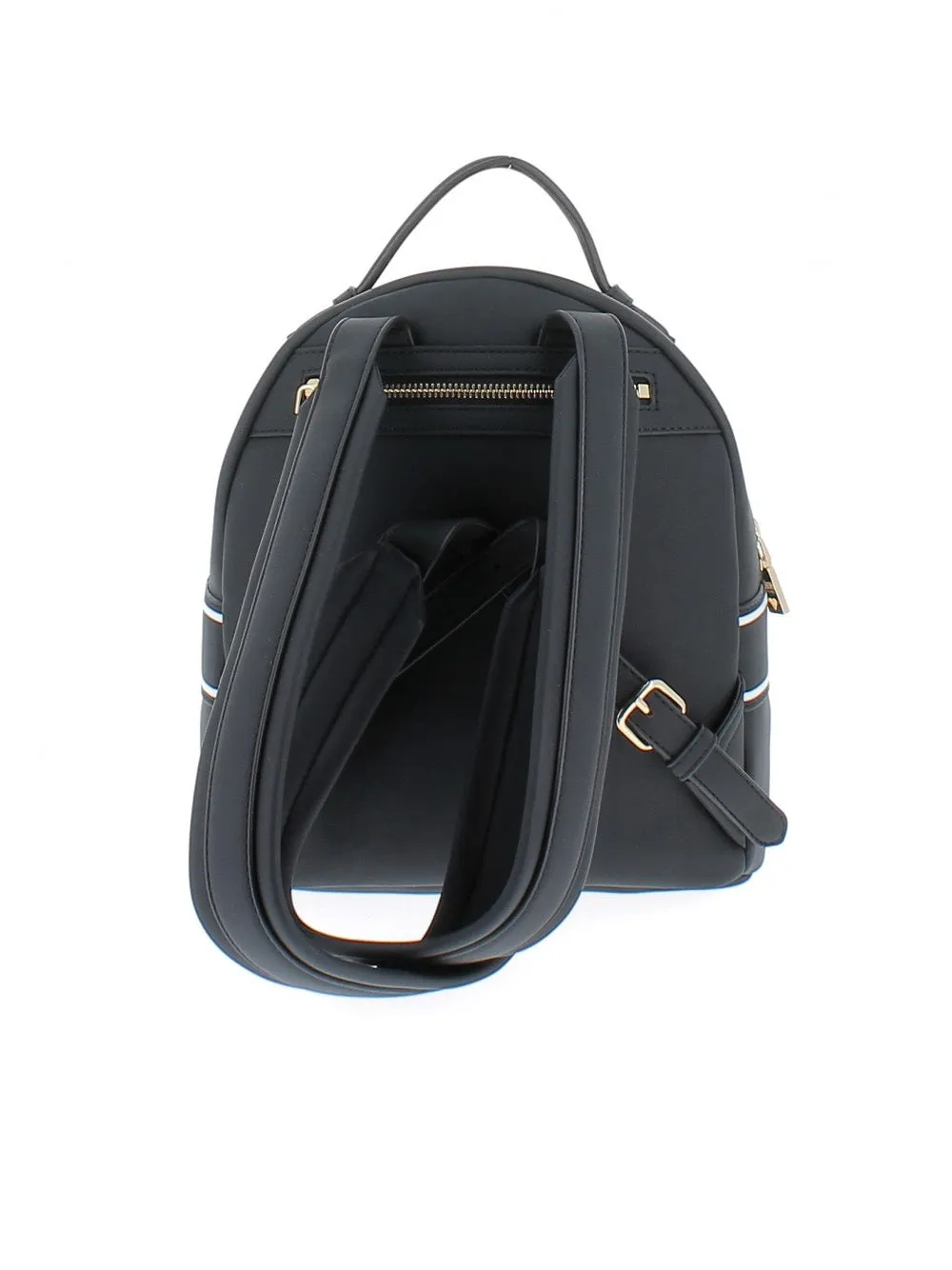 Zaino Pu Nero   Print Logo Bianco